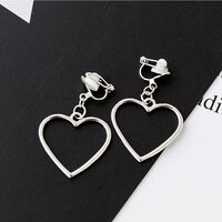 Серьги-клипсы женские геометрической формы, без пирсинга 33007818947