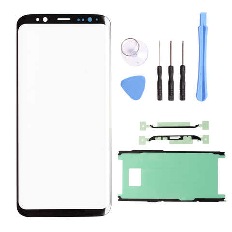 Передний Внешний сенсорный экран для Samsung Galaxy S8 S9 G960 S9 Plus S10 Note 8 9 10 20 Plus, стеклянные линзы, запасные части, 1 шт. 33014382585