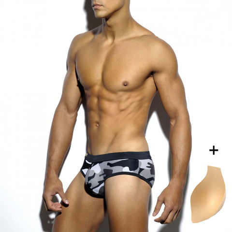 Мужские плавки с подкладкой 2019, брифы, сексуальные мужские плавки для бассейна, мужские шорты для мужчин 33014438395