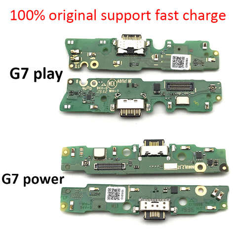 Новая плата зарядного устройства PCB Flex для Motorola Moto G7 Power G7 Play USB-порт разъем док-станция ленточный кабель для зарядки 33016003122