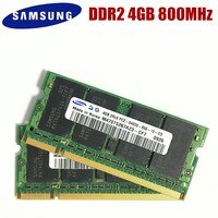 Оперативная память Samsung для ноутбука, 4 Гб, PC2-6400S, 5300S, DDR2, 800, 667 МГц, 4G, 800, 667, 5300S, 6400S, 4G, 200-pin, SO-DIMM 33016867775