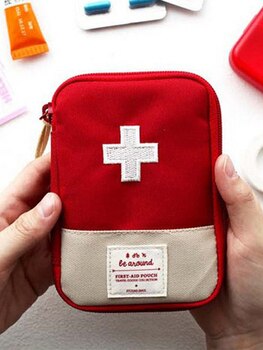 Милая Мини Портативная Медицинская сумка Аптечка медицинские аварийные наборы Органайзер уличная домашняя медицина сумка для хранения таблеток 33019278877