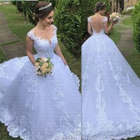 Свадебное платье принцессы с открытой спиной и вышивкой, роскошное кружевное платье невесты, 2022 33030631522