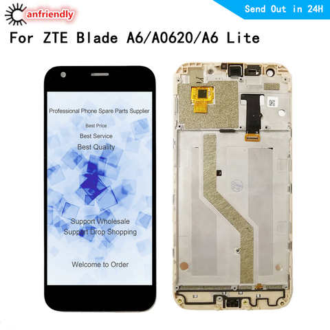 ЖК-дисплей 6,52 дюйма IPS для ZTE Blade A71 2021, ЖК-дисплей + модуль дигитайзера сенсорного экрана с рамкой в сборе для ZTE Blade A7030 33034884280