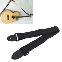 Ремень для гитары кожаный регулируемый плечевой ремень для гитары аксессуары для электрогитары Черный Новый 33035591545