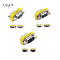 DB15 VGA разъем мини-адаптер для смены пола 15-контактный Соединительный последовательный порт M/F конвертер 33039590785