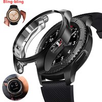 Чехол для Samsung Galaxy Watch 46 мм 42 мм/Gear S3 frontier, мягкий бампер, аксессуары для умных часов с покрытием, защитный Алмазный чехол 33044772971