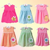 Детское платье, лето 2018, новые модные платья для девочек, хлопковая детская одежда, детская одежда в цветочек, платье принцессы 33047726804