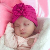 Шапка-тюрбан детская, из шапочка для новорожденного, для малыша хлопка, 10 цветов, Младенческая шапочка 33049148939