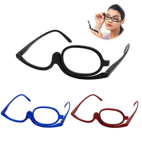 Women Magnifying Glasses Makeup Reading Glass Folding Eye Make Up Reading Glass PC Frame +1.0~+4.0 Resin Lens Очки для чтения 33051651939