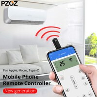 PZOZ инфракрасный пульт дистанционного управления ик порт для iphone samsung LG xiaomi usb type c кондиционер ТВ Универсальный умный ИК-контроллер адаптер 33052241969