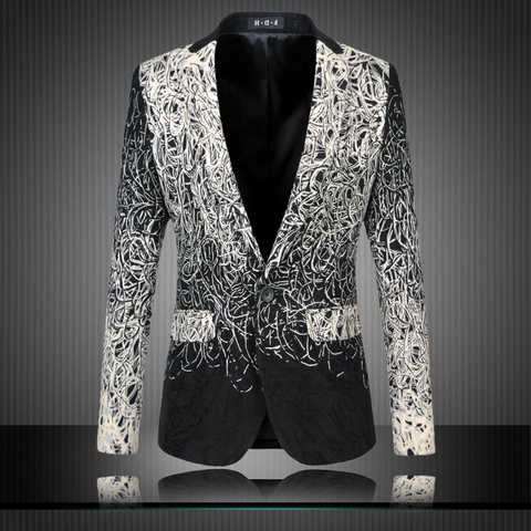 Мужской повседневный блейзер с воротником, Молодежный красивый трендовый костюм, деловой брендовый модный топ, пальто, танцевальная свадебная одежда стандарта 6XL 33052622732