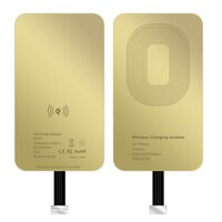 QI беспроводной приемник зарядного устройства для iPhone 5S 7 7 Plus 6 6 Plus Универсальный беспроводной зарядный приемник для телефона Micro usb type-c 33056218883