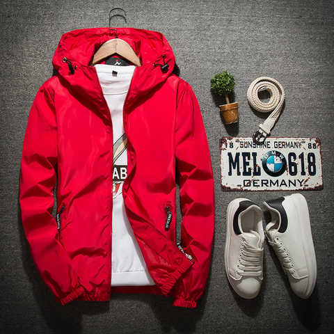 Куртка-бомбер мужская с капюшоном, Повседневная ветровка в стиле хип-хоп, Ранняя спортивная одежда, куртка на молнии, верхняя одежда, 6XL, 7XL, весна-осень 33060159514