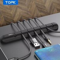 Устройство для намотки кабеля USB TOPK L16, силиконовое, многофункциональное 33062158793