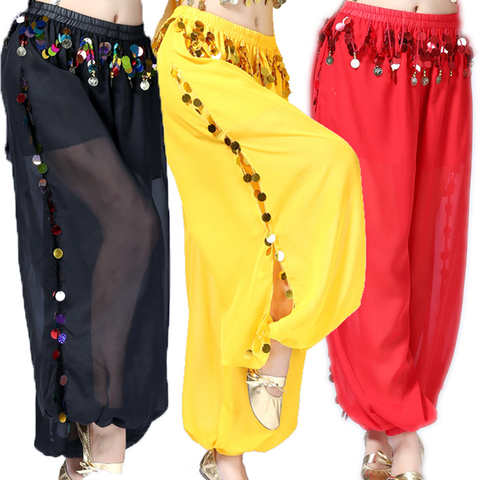 Женский костюм для танца живота, Длинные шаровары для индийских танцев 33062735686