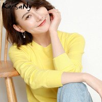 Желтый кашемировый свитер для женщин, женские свитера, Розовый шерстяной зимний женский свитер, вязаные пуловеры, вязаные свитера, джемпер 2021 4000013657942