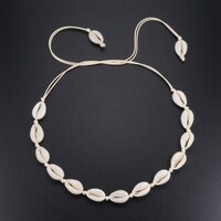 Женское ожерелье с ракушек, летнее пляжное ожерелье-чокер с ракушками в богемном стиле, ожерелья с бусинами, женское ожерелье ручной работы 4000026230341