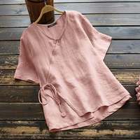 Женская блузка ZANZEA с коротким рукавом 4000041484337