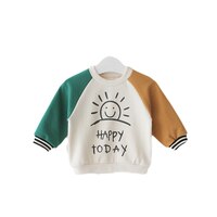HoneyCherry/футболка с длинными рукавами для маленьких мальчиков и девочек Милая хлопковая Футболка с принтом 4000070575776