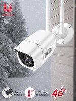 4G sim-карта IP камера 1080P 5MP HD беспроводная WIFI наружная охранная цилиндрическая камера CCTV металлическая P2P Onvif Двусторонняя аудио камера 4000090115038