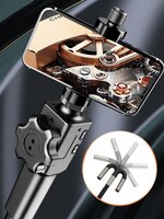 5,5 мм/8,5 мм 180 МП промышленный бороскоп рулевого управления эндоскоп камера для осмотра автомобилей с 6 светодиодами для iPhone Android ПК 4000093988184