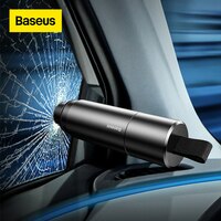 Автомобильный молоток безопасности Baseus, Автомобильный аварийный молоток для разбивания стекла и ремня безопасности 4000103571333