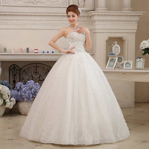 Свадебное платье женское, свадебное платье большого размера без бретелек с бриллиантами, бальные платья, свадебные платья принцессы с вышивкой 4000105394716