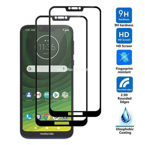 9H полное клеевое Покрытие Закаленное стекло для Motorola Moto G5S Z2 Z3 Z4 G7 Play Power Plus One Vision Защитная пленка для экрана 4000121269682