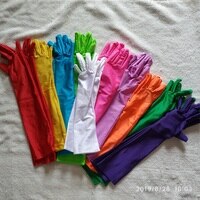 Детские перчатки с цветами для девочек 7-12 лет, длинные перчатки с пальцами для студентов, зеленые перчатки унисекс для мальчиков, бесплатная доставка, оптовая продажа 4000127694266