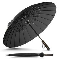 Зонт от дождя, ветрозащитный, из стекловолокна, 24 к 4000136486675
