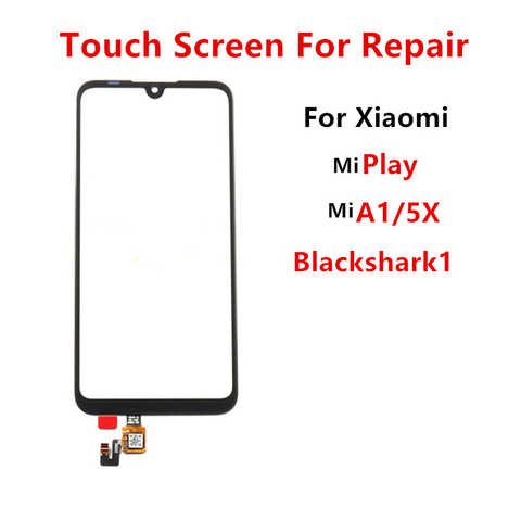 Внешний экран для Xiaomi Mi Play A1 5X Black Shark 1, сенсорный экран с дигитайзером, передняя сенсорная панель, ЖК-дисплей, стекло, ремонт, запасные части 4000140074031