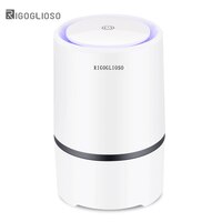 RIGOGLIOSO очиститель воздуха для дома HEPA фильтры 5 в USB кабель низкий уровень шума очиститель воздуха с ночной Светильник Настольный GL2103 4000144524478