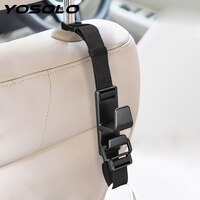 Универсальная автомобильная вешалка YOSOLO, 1 шт., регулируемый зажим на крючок на спинку сиденья градусов, вешалка для продуктов, держатель для подголовника автомобиля 4000152196159
