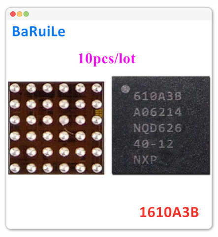 BaRuiLe 10 шт. Зарядка IC U2 610A3B для iphone 7 7 plus 7 P 7G зарядное устройство IC 1610A3B чип U4001 36Pin на плате ремонт шаров 4000156075916