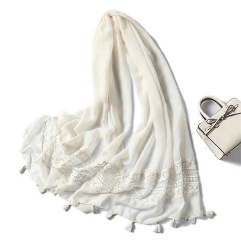 2022 дизайнерские Брендовые женские хиджабы-шарфы для женщин, однотонные модные шали и накидки с кисточками, пашмины бандана, Женские платки 4000156512413