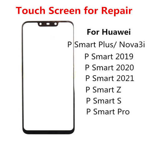 Внешний экран для Huawei Nova 3i P Smart 2019 2020 2021 Plus Pro S Z, передняя сенсорная панель, ЖК-дисплей, стеклянная крышка, запчасти для ремонта объектива 4000169396197