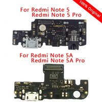 Оригинальный порт зарядки для Xiaomi Redmi Note 5A Prime PCB док-станция гибкий разъем USB зарядная плата для Redmi Note 5 Pro запасные части 4000228816704