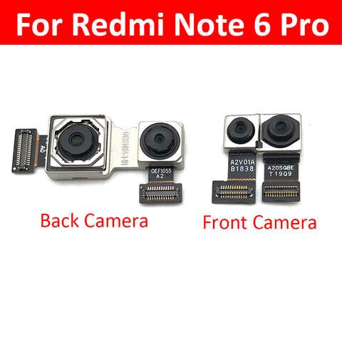 Новый модуль задней камеры, гибкий кабель + фронтальная камера для Xiaomi Redmi Note 6 Pro, замена 4000244464620