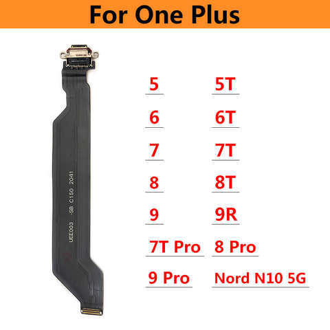 Оригинальная док-станция для зарядки USB Type-C, разъем, плата зарядного устройства, гибкий кабель для Oneplus 3, 5, 5T, 6, 7, 7T, 8, 9 Pro, 9R Nord N10 4000295750279