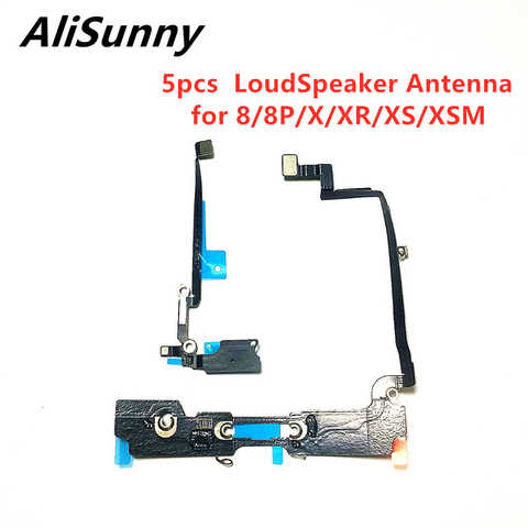 AliSunny 5 шт., динамик, антенна, гибкий кабель для iPhone 8 Plus X XS Max XR, Wi-Fi, звонок, зуммер, соединитель, ленточные детали 4000299267008