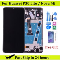 ЖК-дисплей для HUAWEI P30 Lite, ЖК-дисплей, сенсорный экран, дигитайзер в сборе для Huawei Nova 4e MAR-LX1 LX2 AL01 4000321053903