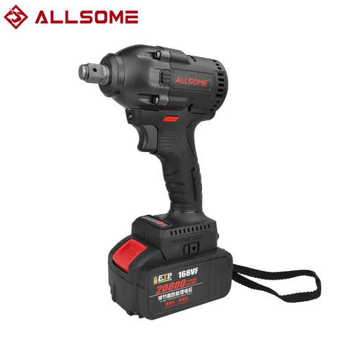 Гайковерт ALLSOME 168VF, 20800 Н · м, мА · ч, литийионный аккумулятор, беспроводной, водонепроницаемый, HT2896 4000322337412