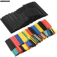 Термоусадочные трубки для автомобильных кабелей, 8 размеров, разные цвета, 127/328 шт. 4000325419034
