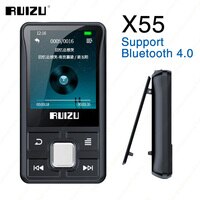 Mp3-плеер RUIZU X55 с зажимом, спортивный, Bluetooth, 8 ГБ, мини, с поддержкой TF-карты, FM, запись, электронная книга, часы, шагомер, музыкальный проигрыватель 4000349451485