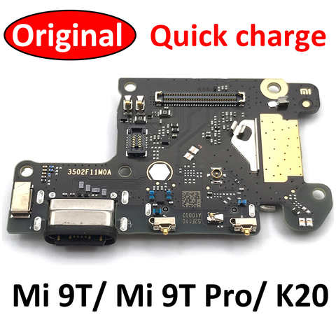 Оригинальный Для Redmi K20 Pro USB порт зарядное устройство док-станция разъем плата для зарядки гибкий кабель для Xiaomi Mi 9T Pro Микрофон доска 4000357885742