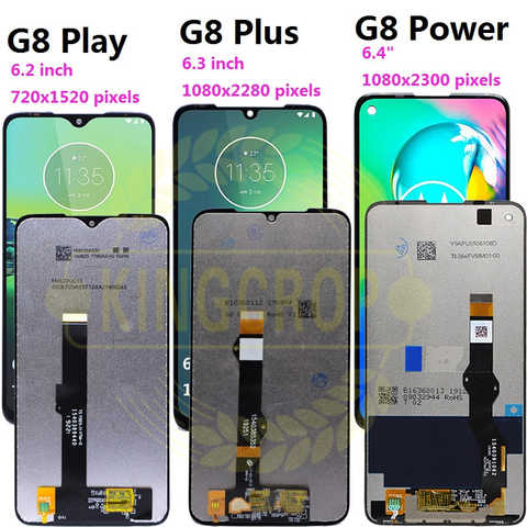 Для moto one macro g8 play G8 plus G8 Power ЖК-дисплей с сенсорным экраном XT2019 xt2015 дигитайзер для Motorola G8Play G8plus рамка 4000393358284