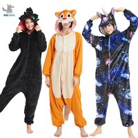Пижама-кигуруми HKSNG, кигуруми, единорог, костюм дракона, костюм с героями мультфильмов, белки, животных, костюм для Хэллоуина 4000400813073