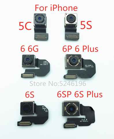 1 шт., задняя большая Основная камера, модуль фронтальной камеры, гибкий кабель для iPhone 5C 5S 6 6S Plus 6Plus, запасная часть. 4000403522675