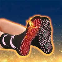 Самонагревающиеся магнитные носки для женщин и мужчин, Самонагревающиеся Носки, удобные зимние теплые массажные носки для магнитной терапии 4000432540925